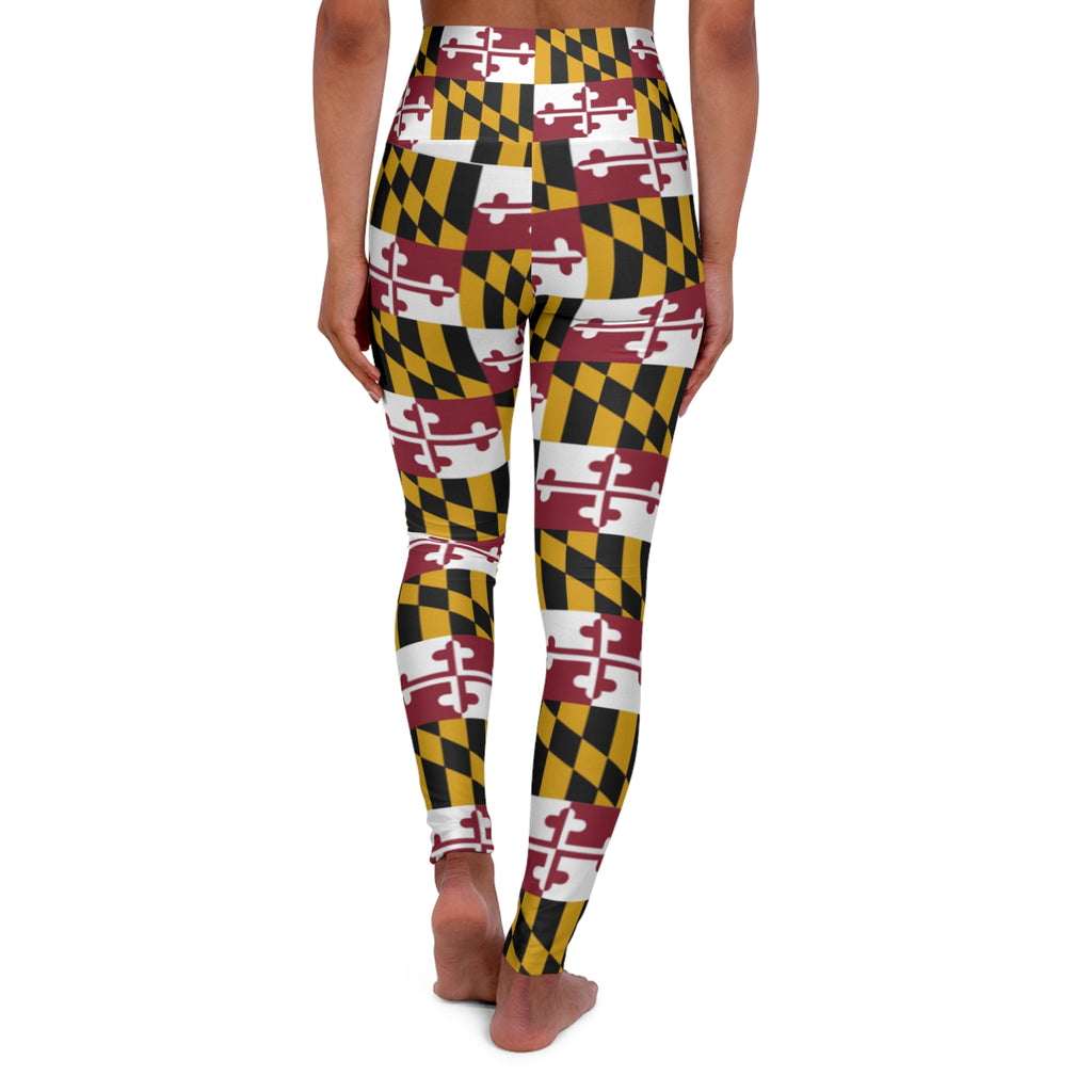 Maryland Flag High-Waisted Pants