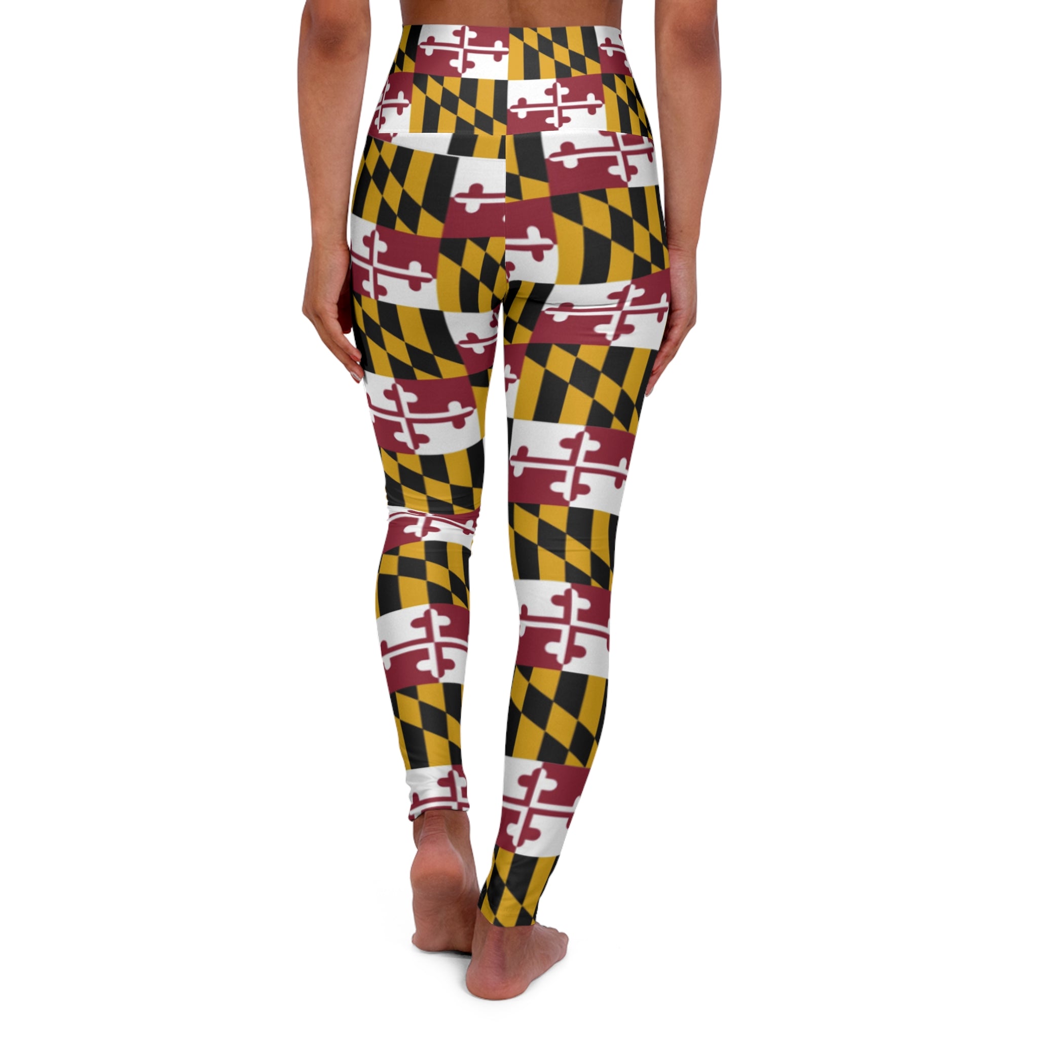 Maryland Flag High-Waisted Pants