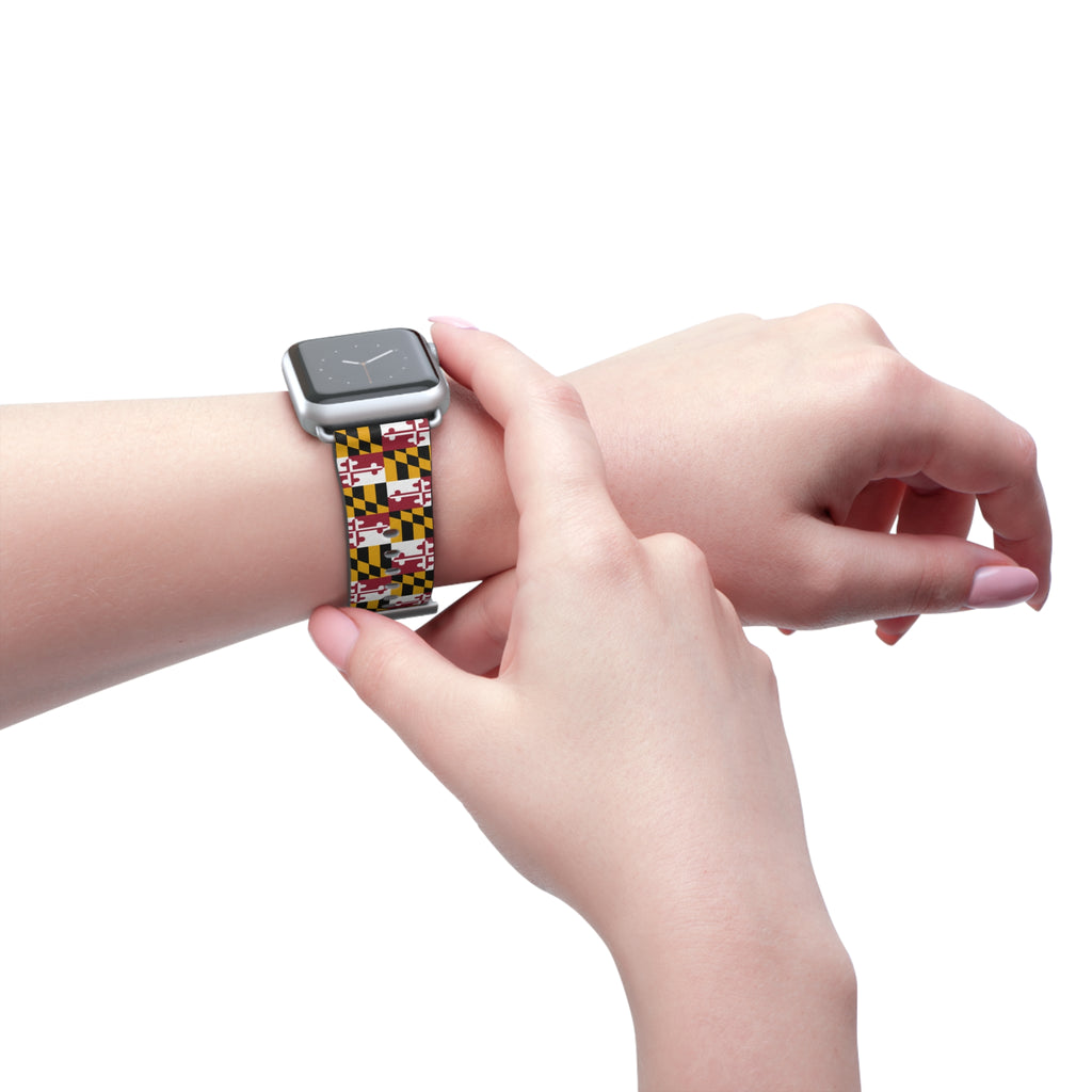 Maryland Flag Watch Band