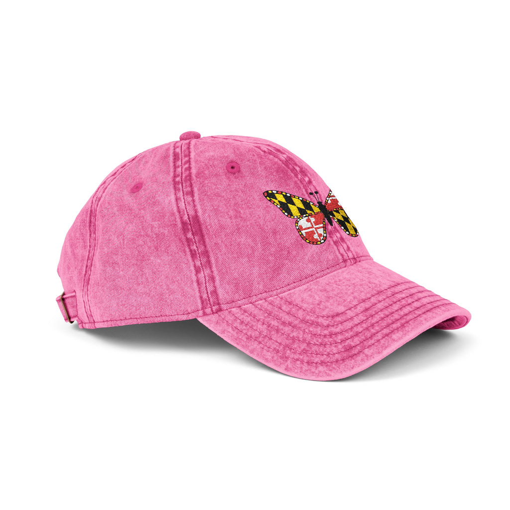 Maryland Butterfly Vintage Cap